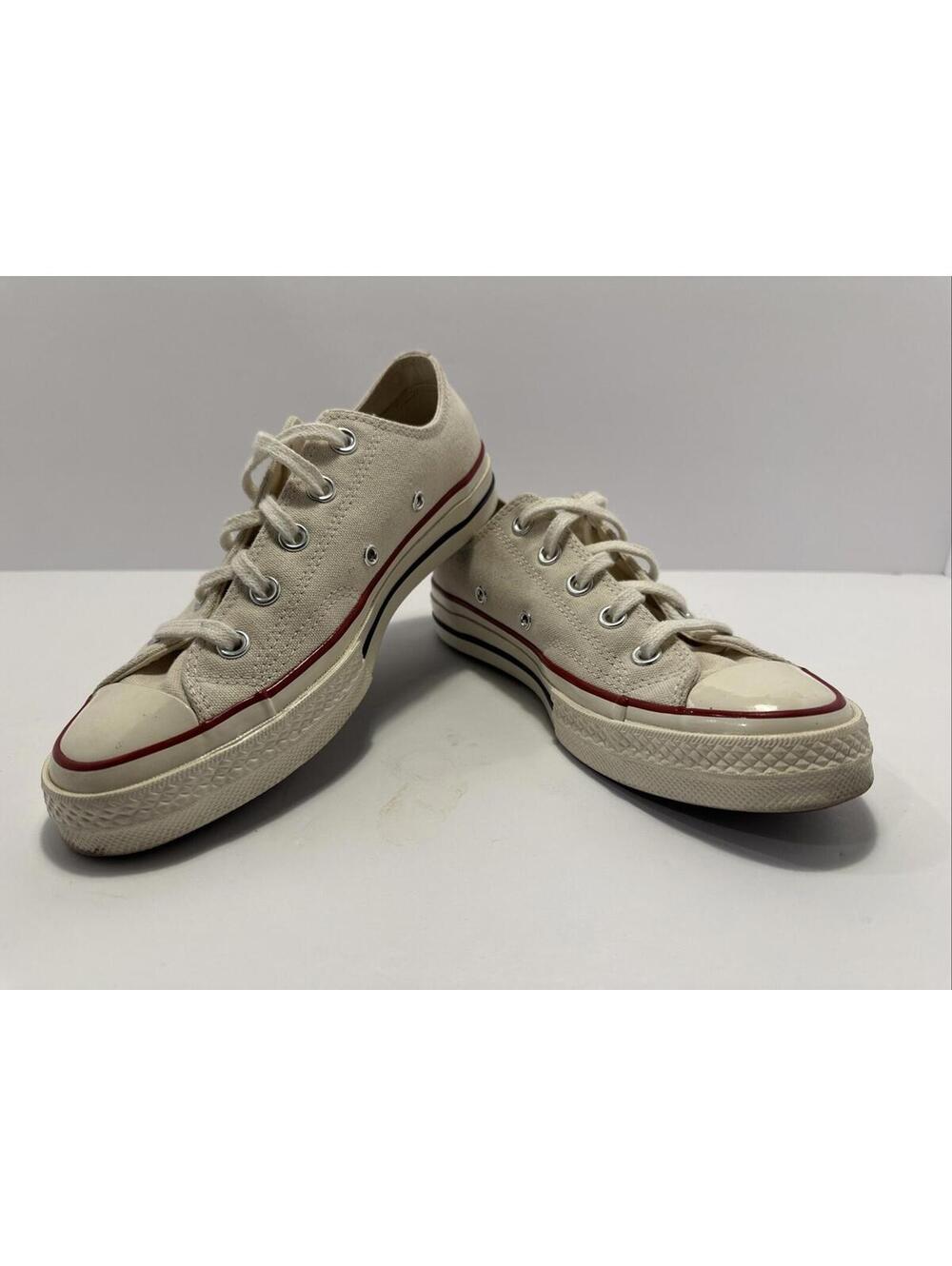 Converse Chuck 70 OX All Star SZ Women’s 6 Men’s 4 Parchment Garnet 162062C